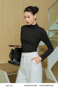 ÁO THUN ĐEN CAO CỔ DÀI TAY