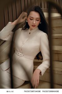 VEST DẠ VÂN BE SỮA ĐAI EO