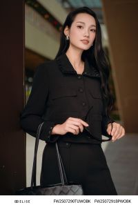 VEST TUYTSY ĐEN TÚI ỐP