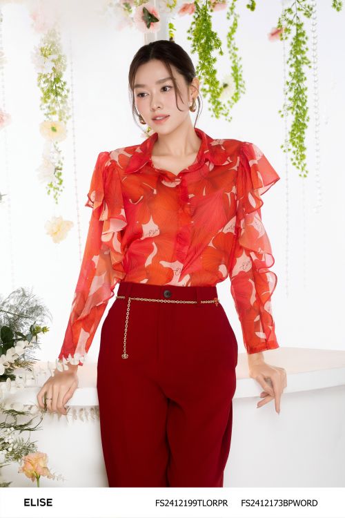 SM TƠ HOA GINKGO ĐỎ TAY BÈO