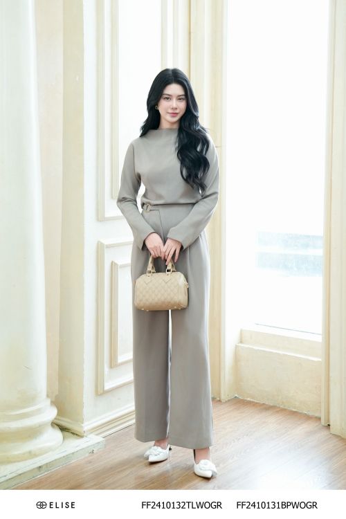 QUẦN SUÔNG GHI CẠP LIỀN ĐAI LỆCH