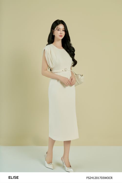 ĐẦM ÔM KEM TAY PHỐI CHIFFON DẬP LY
