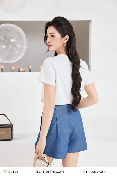 ÁO THUN TRẮNG IN HÌNH DÂY