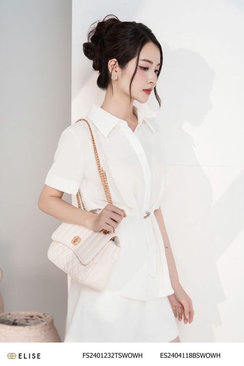 SM TRẮNG CHUN EO TAY LƠ VÊ