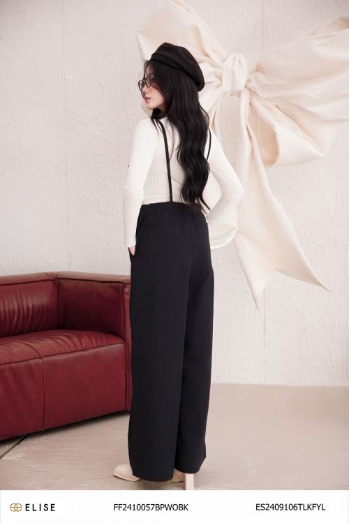 QUẦN YẾM ĐEN ỐNG SUÔNG