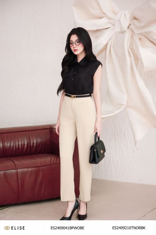 QUẦN BAGGY BE VÀNG CƠI TÚI TRƯỚC