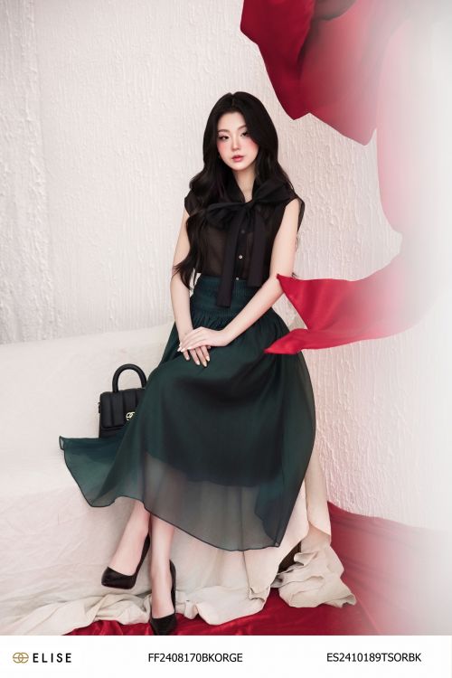SM TƠ ĐEN CỔ LỆCH NƠ CỔ