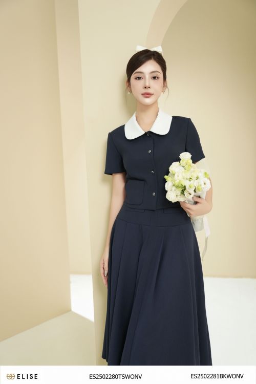 SM TÍM THAN ỐP TÚI CỔ TRẮNG