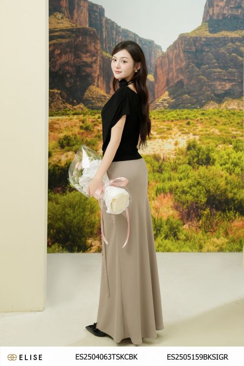 CV SATIN GHI SÁNG DÂY NƠ EO