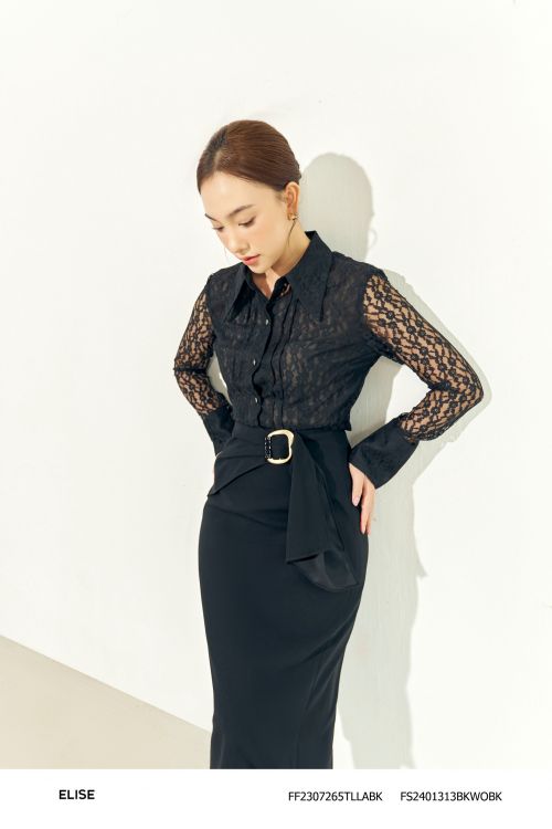 SM REN HOA ĐEN BẤU MÍ NGỰC CỔ ĐỨC