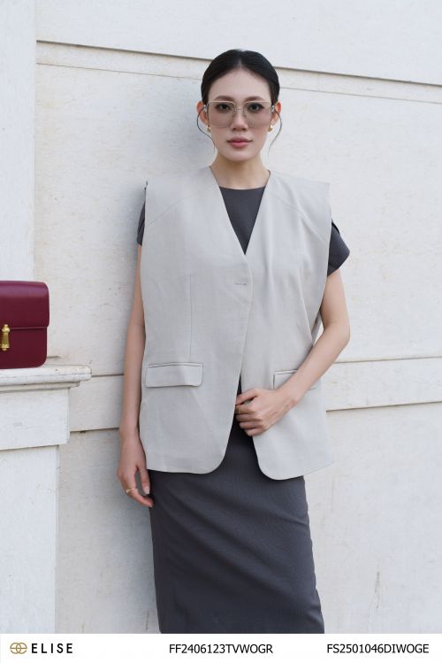 GILE GHI CỔ V VAI CHỜM