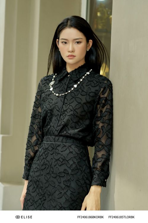 SM TƠ ĐEN HOA NỔI CỔ ĐỨC