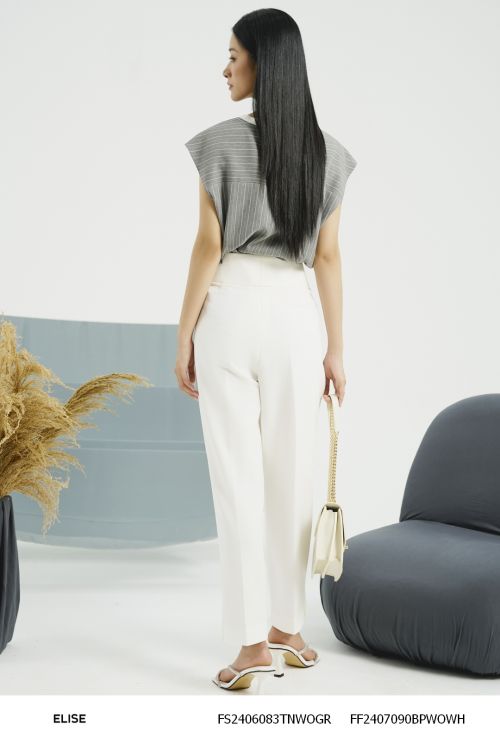 QUẦN BAGGY TRẮNG XẺ GẤU