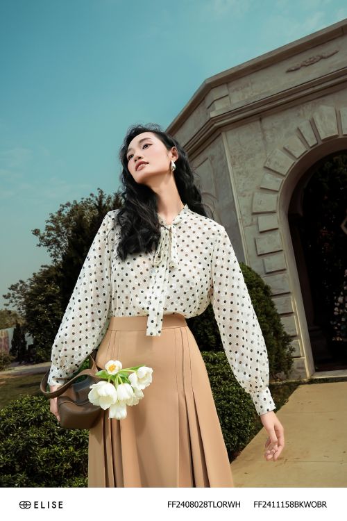 SM TƠ TRẮNG NGÀ CHẤM BI NƠ CỔ