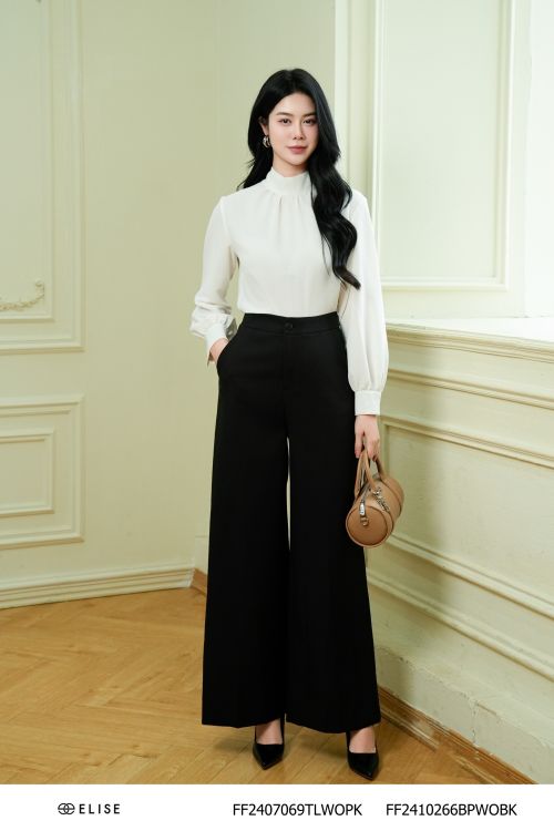 QUẦN SUÔNG ĐEN TÚI CHÉO