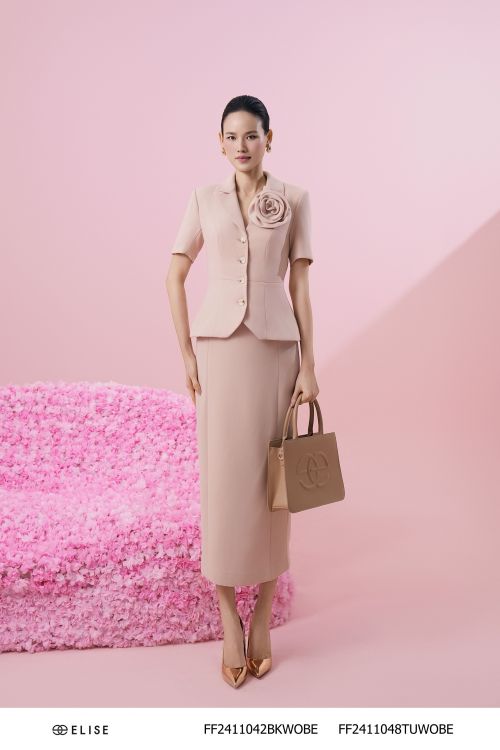 JUPE BÚT CHÌ BE HỒNG BỔ CƠI TÚI