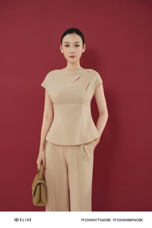 ÁO TAY CHỜM BE XẾP NHÚN LY VAI