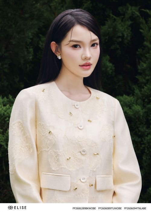 JUPE TAFTA LỤA BE SÁNG XẺ SAU