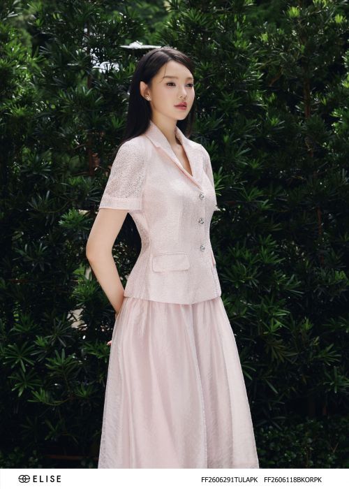 VEST LƯỚI HỒNG NẮP TÚI