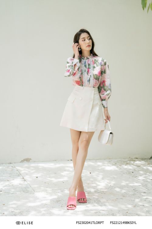 JUPE VÀNG VẠT CHỒNG