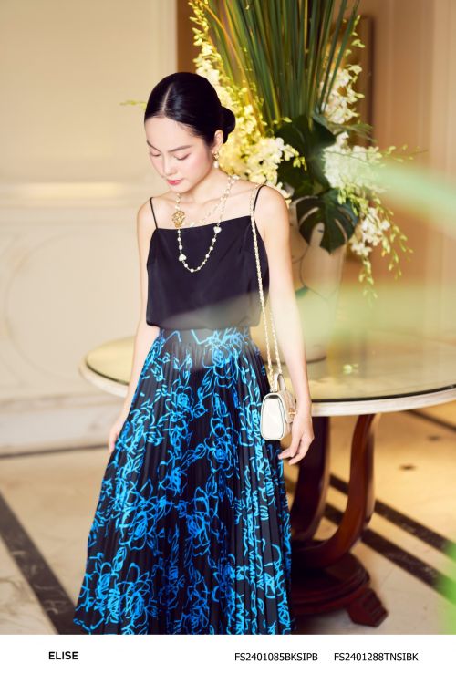 CV LỤA HT XANH NỀN ĐEN DẬP LY