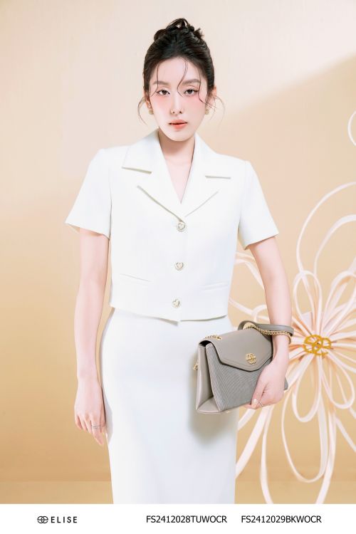 VEST LỬNG KEM NGẮN TAY