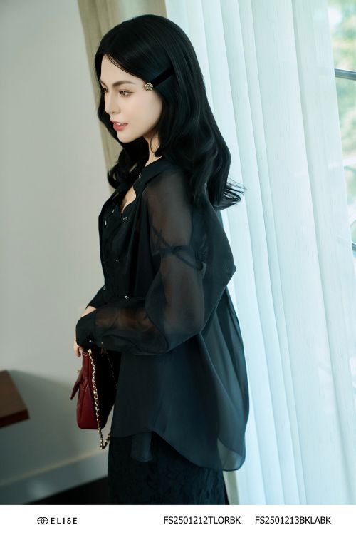 ÁO 2 DÂY REN HOA ĐEN BÈO NGỰC