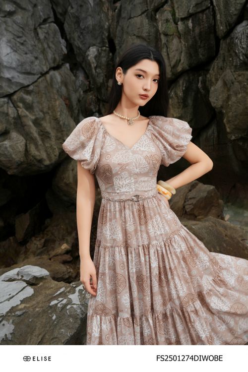 ĐẦM ĐŨI BE NÂU HT SAN HÔ TAY PHỒNG