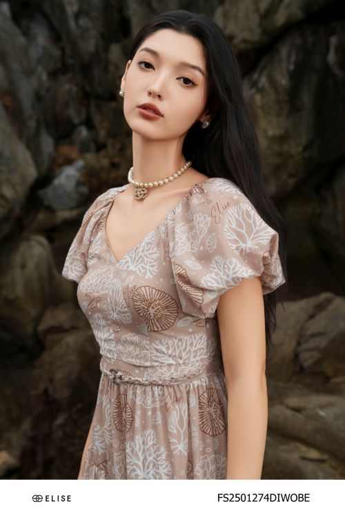 ĐẦM ĐŨI BE NÂU HT SAN HÔ TAY PHỒNG