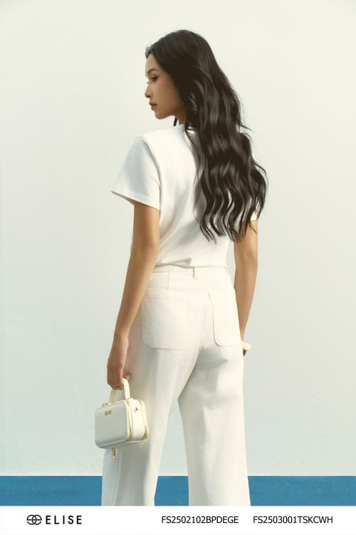 QUẦN DÀI SUÔNG DENIM TRẮNG
