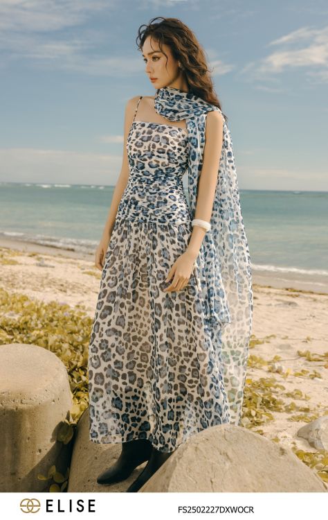 ĐẦM 2 DÂY VOAN HT BÁO TÍM THAN KÈM KHĂN