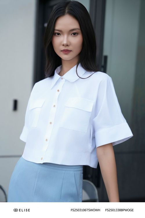 SM THÔ TRẮNG ỐP TÚI NGỰC