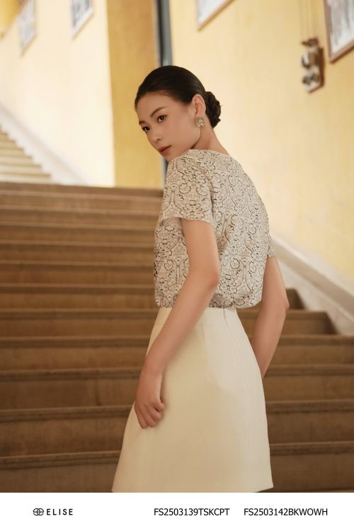 JUPE TRẮNG PHỦ TÀ ĐÍNH PK CẠP