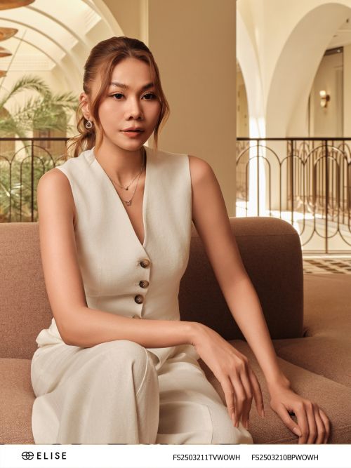 GILE LINEN TRẮNG BỔ CƠI TÚI