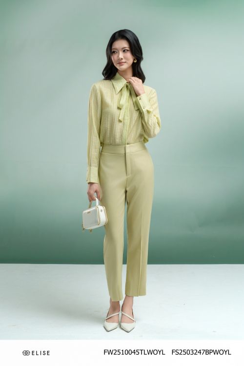 QUẦN BAGGY VÀNG CỎ ÚA TÚI SƯỜN