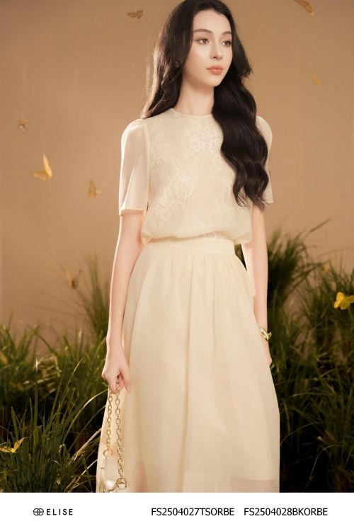 QUẦN TRẮNG LOE TÚI DỌC