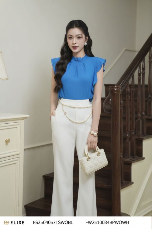 ÁO CÁT XANH DƯƠNG BÈO VAI