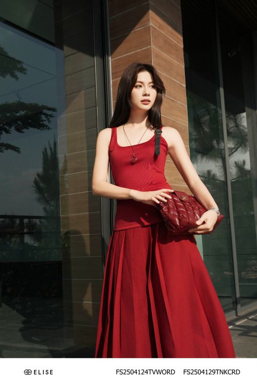ÁO THUN 2 DÂY ĐỎ ĐÔ