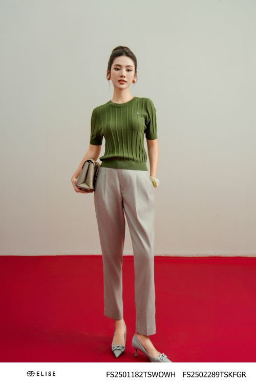 QUẦN BAGGY GHI SÁNG CẠP CHÉO