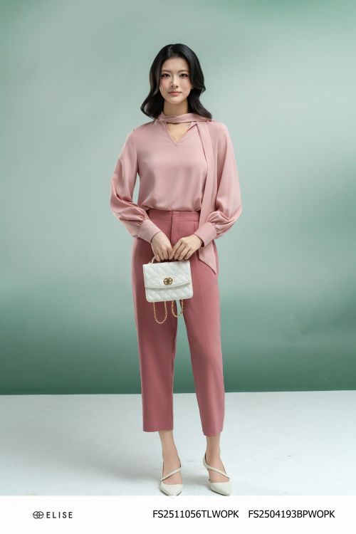 QUẦN BAGGY HỒNG GẠCH TÚI SƯỜN