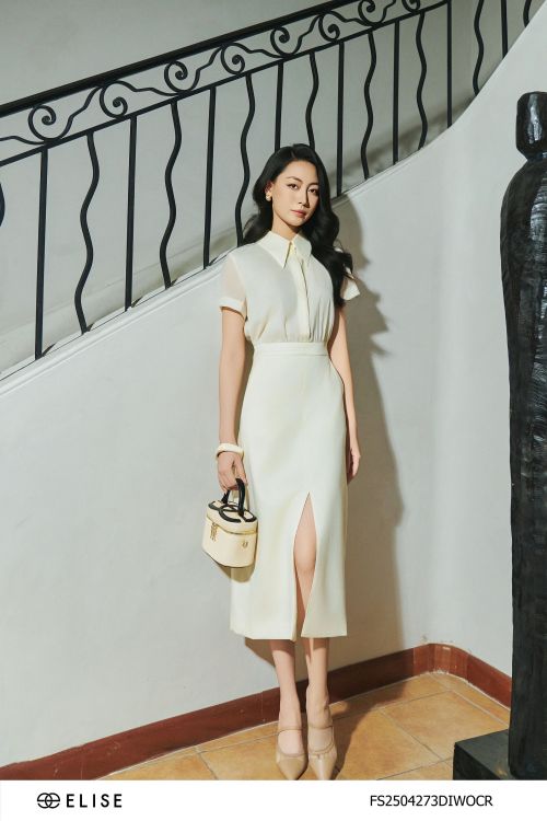 ĐẦM KEM XẺ TRƯỚC PHỐI TƠ