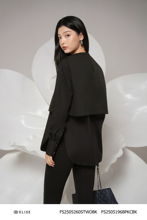 QUẦN LEGGING UMI ĐEN KHÓA GẤU