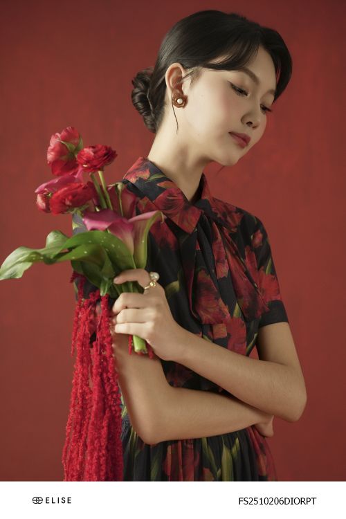 ĐẦM TƠ ÓNG HT HOA TULIP