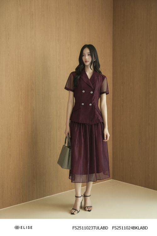 CV LƯỚI ĐỎ NÂU XẾP NHÚN LY