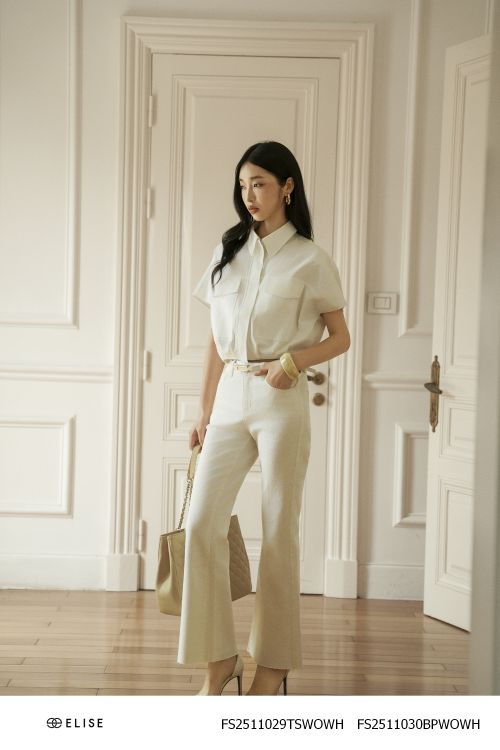 QUẦN SUÔNG TRẮNG LY SÚP BÊN TÚI CHÉO