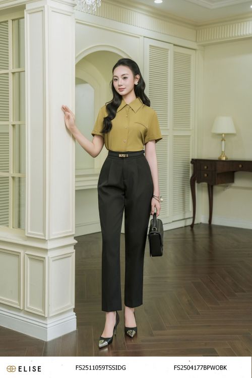 QUẦN BAGGY ĐEN TÚI CHÉO