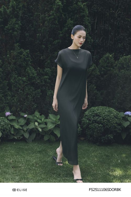 SET ĐẦM TƠ SUÔNG PHỦ ĐẦM LỤA ĐEN