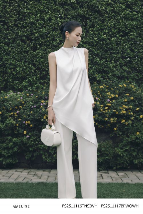 QUẦN SUÔNG TRẮNG TÚI SƯỜN