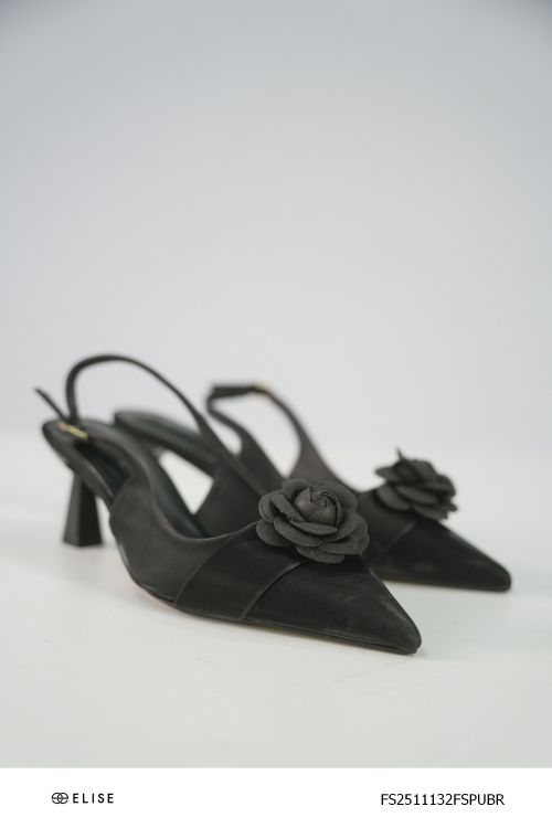 GIÀY SLINGBACK ĐÍNH HOA