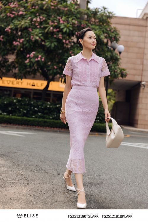 JUPE REN HỒNG TÍM HT HOA